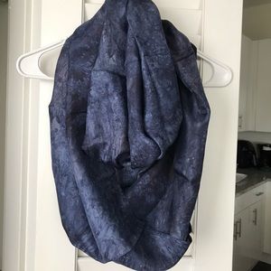 Hand Painted Silk Infinity Scarf